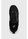 Αθλητικά Calvin Klein Jeans EVA RUN SLIPON LACE MIX LUM WN χρώμα: μαύρο, YW0YW01303