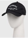 Βαμβακερό καπέλο του μπέιζμπολ Iceberg χρώμα: μαύρο