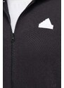 Μπλούζα adidas ZNE 0 χρώμα: μαύρο, με κουκούλα IG2377 IN3305