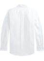 Παιδικό λινό πουκάμισο Polo Ralph Lauren χρώμα: άσπρο