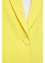 Σακάκι Pinko χρώμα: κίτρινο