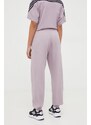 Παντελόνι φόρμας adidas 0 χρώμα: μοβ IW1283
