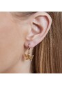 Celestino Σετ με τρία σκουλαρίκια χρυσαφι για Γυναίκα