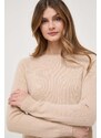 Μάλλινο πουλόβερ Weekend Max Mara γυναικεία, χρώμα: μπεζ