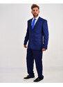 Beltipo Ανδρικό Κουστούμι Σακάκι-Παντελόνι Μπλε Καρώ