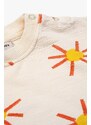 Βαμβακερή μπλούζα μωρού Bobo Choses χρώμα: μπεζ