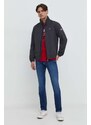 Μπουφάν Tommy Jeans χρώμα: γκρι