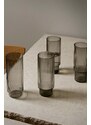 Σετ ποτηριών για ποτά ferm LIVING Ripple Long Drink Glasses 4-pack