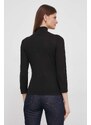 Ένα πουλόβερ σε μείγμα μεταξιού Sisley χρώμα: μαύρο