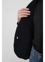 Βαμβακερό blazer Sisley χρώμα: μαύρο