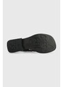 Δερμάτινα σανδάλια Camper Dana χρώμα: μαύρο, K201486.005