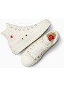 Πάνινα παπούτσια Converse Chuck Taylor All Star Lift χρώμα: μπεζ, A09114C