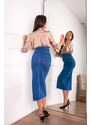 Joy Fashion House Julian μίντι τζιν φούστα μπλε