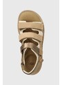 Σανδάλια σουέτ UGG Goldencoast Multistrap χρώμα: μπεζ, 1153095