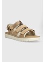 Σανδάλια σουέτ UGG Goldencoast Multistrap χρώμα: μπεζ, 1153095