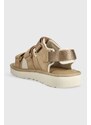 Σανδάλια σουέτ UGG Goldencoast Multistrap χρώμα: μπεζ, 1153095