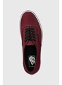 Πάνινα παπούτσια Vans Authentic χρώμα: μπορντό