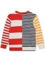 Παιδικό βαμβακερό πουλόβερ Kenzo Kids χρώμα: κόκκινο