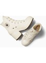 Πάνινα παπούτσια Converse Chuck 70 De Luxe Heel χρώμα: άσπρο, A05348C