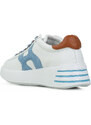 Sneakers Γυναικεία Hogan Λευκό-Μπλε Hogan Rebel H564 Allacciato H