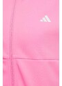 Φούτερ προπόνησης adidas Performance χρώμα: ροζ IS3974