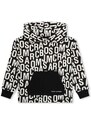 Παιδική μπλούζα Marc Jacobs χρώμα: μαύρο, με κουκούλα