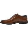 Ανδρικά παπούτσια BUGATTI 311-A9G06-4000 6300 cognac ταμπά δέρμα