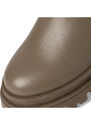 Tamaris Sage Leather Ανατομικά Δερμάτινα Chelsea Μποτάκια Χακί (1-1-25498-41 771)