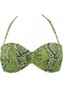 Μαγιό Strapless Rock Club - Snake print - Bikini push-up - Cup B