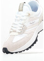 Pepe Jeans Lucky Print Pale White Γυναικεία Sneakers Λευκά (PLS60005 800)