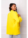 Joy Fashion House Safari σακάκι με σούρες κίτρινο