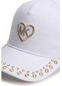 Παιδικό καπέλο μπέιζμπολ Michael Kors χρώμα: άσπρο
