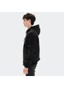 Emerson Soft Shell Ribbed Jacket with Hood Black