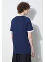 Βαμβακερό μπλουζάκι adidas Originals χρώμα ναυτικό μπλε IA4850