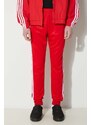 Παντελόνι φόρμας adidas Originals χρώμα κόκκινο IM4543
