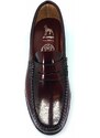 Boxer 19321 (μπορντώ) ανδρικά penny loafers