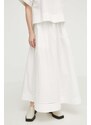 Βαμβακερή φούστα Lovechild χρώμα: μπεζ
