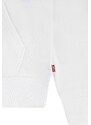 Παιδική μπλούζα Levi's LVB PALM BATWING FILL HOODIE χρώμα: άσπρο, με κουκούλα