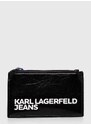 Πορτοφόλι Karl Lagerfeld Jeans χρώμα: μαύρο