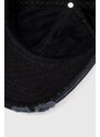 Βαμβακερό καπέλο του μπέιζμπολ Han Kjøbenhavn Distressed Signature Cap χρώμα: μαύρο, A-132999