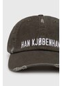 Βαμβακερό καπέλο του μπέιζμπολ Han Kjøbenhavn Distressed Signature Cap χρώμα: πράσινο, A-132999