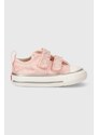 Παιδικά πάνινα παπούτσια Converse χρώμα: ροζ