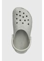 Παιδικές παντόφλες Crocs CLASSIC GLITTER CLOG χρώμα: γκρι