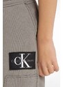 Παιδικό φούτερ Calvin Klein Jeans χρώμα: γκρι