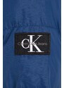 Μπουφάν Calvin Klein Jeans χρώμα: ναυτικό μπλε