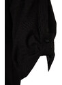 Trendyol Black Mini Woven 100% Cotton Beach Dress