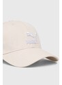 Βαμβακερό καπέλο του μπέιζμπολ Puma Archive Logo BB Cap 22554 χρώμα: μπεζ, 022554 22554 22554