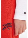 Παιδικό φούτερ Tommy Hilfiger χρώμα: κόκκινο
