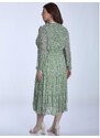Celestino Φόρεμα με κουμπιά xaki anoixto για Γυναίκα