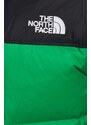 Μπουφάν με επένδυση από πούπουλα The North Face 1996 RETRO NUPTSE JACKET ανδρικό, χρώμα: πράσινο, NF0A3C8DPO81